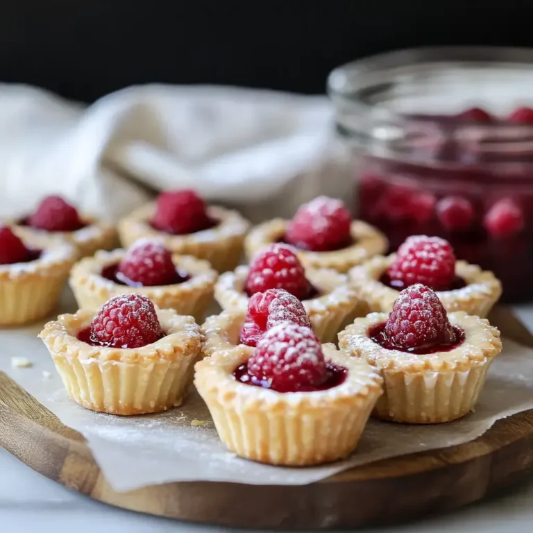 Raspberry Almond Mini Tarts Recipe