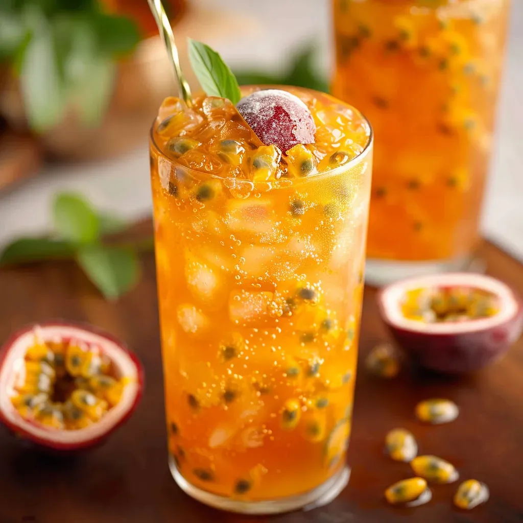 Refreshing Passion Fruit Iced Tea Recipe