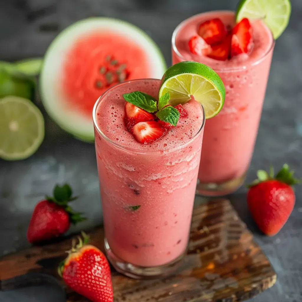 Refreshing Watermelon Lime Smoothie