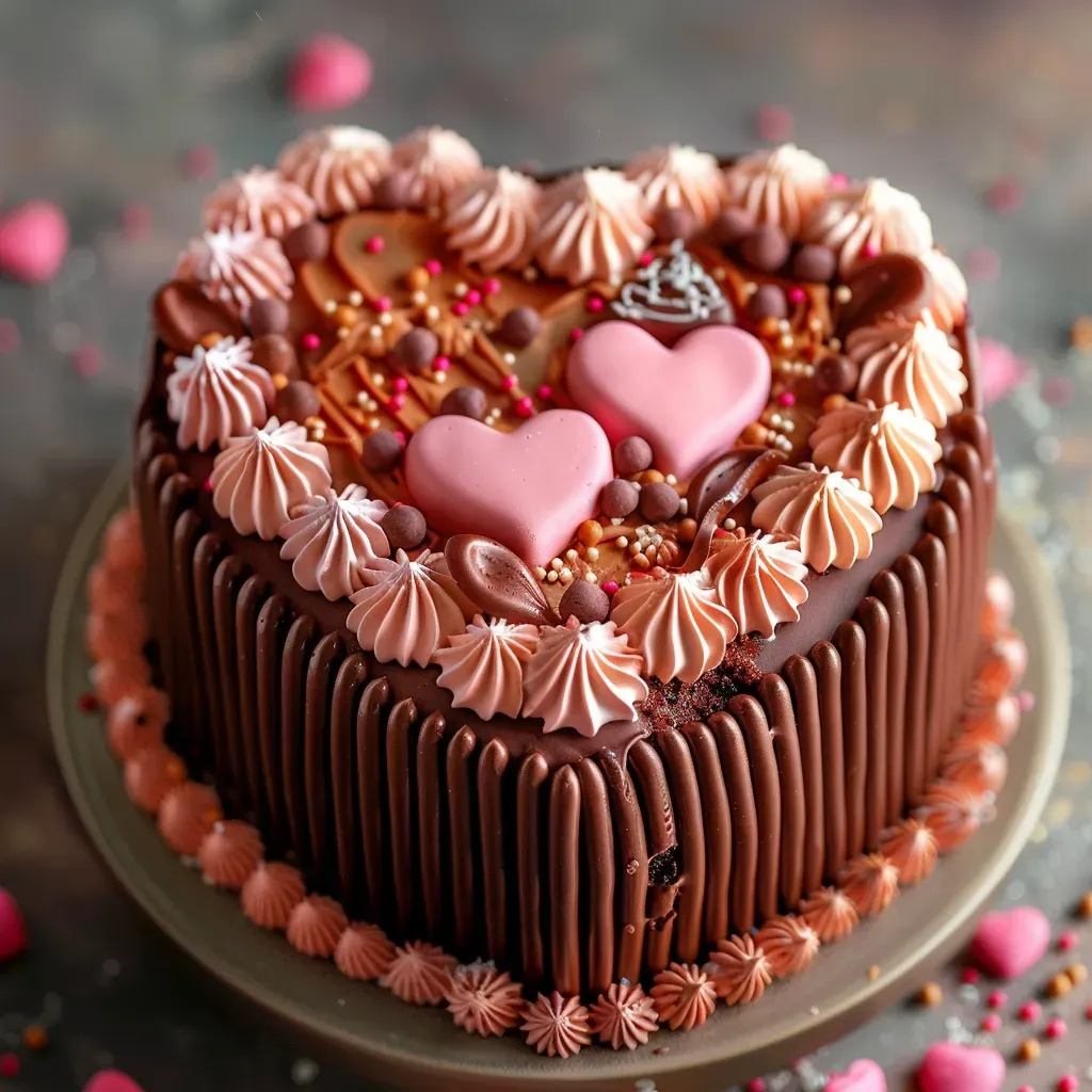Retro Heart Cake Step-by-Step Guide
