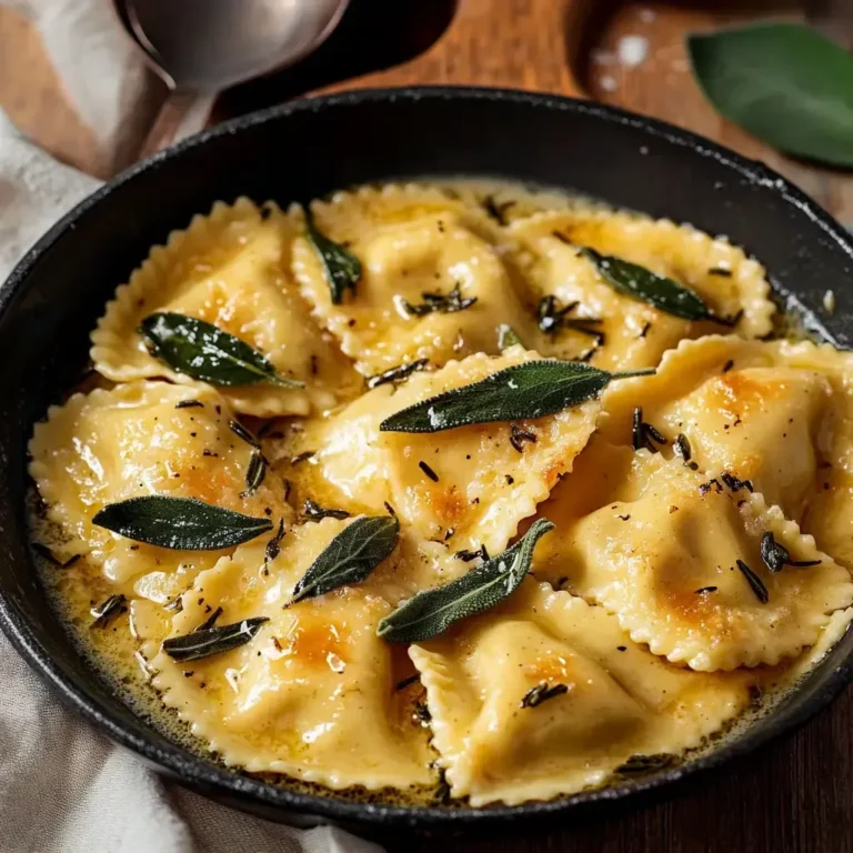 Sage Butter Ravioli: Delicious Recipe for Pasta Lovers