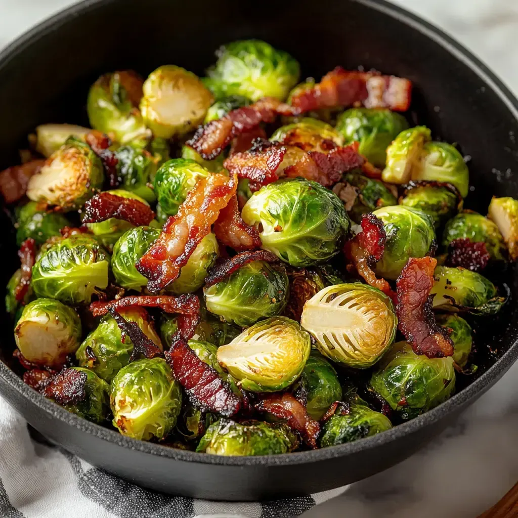 Savory Bacon Brussels Sprouts: Easy Recipe