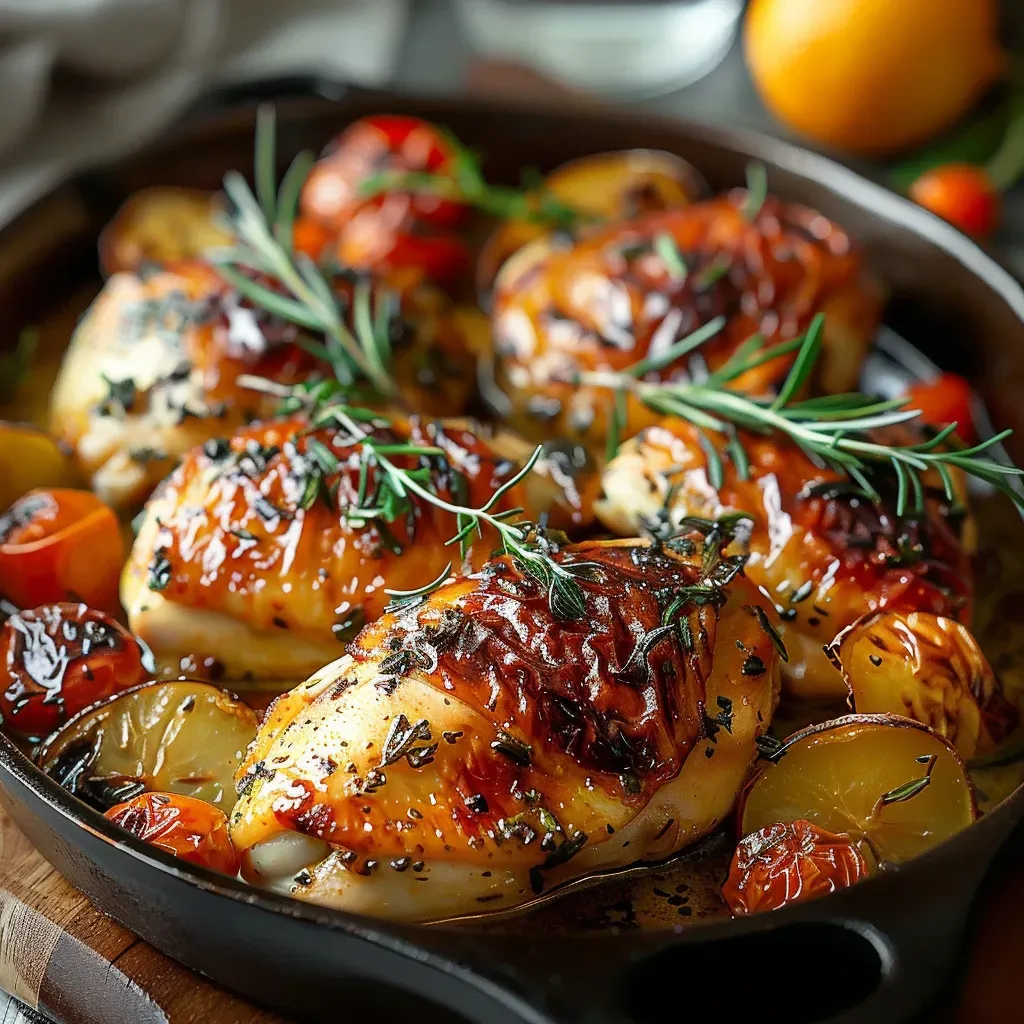 Savory Baked Tuscan Chicken Recipe