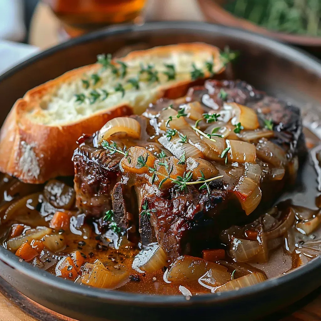 Savory French Onion Braised Short Ribs