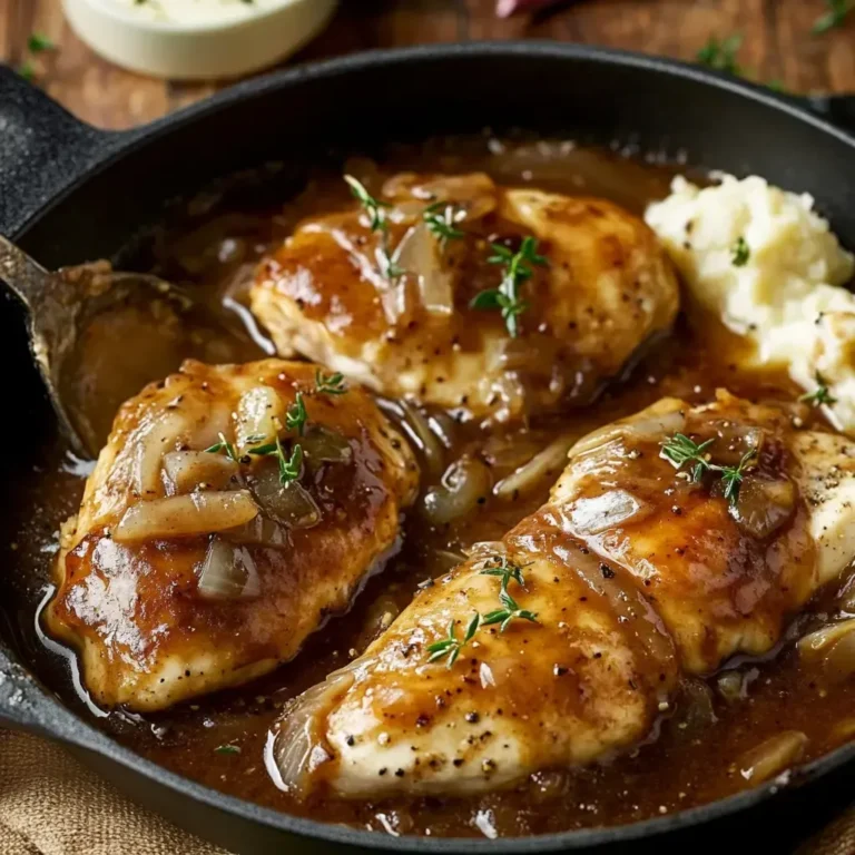 Savory French Onion Chicken Bake