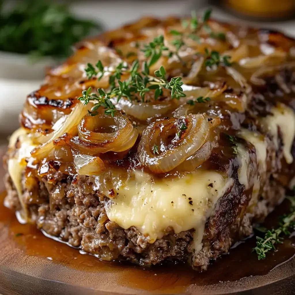 Savory French Onion Meatloaf Recipe