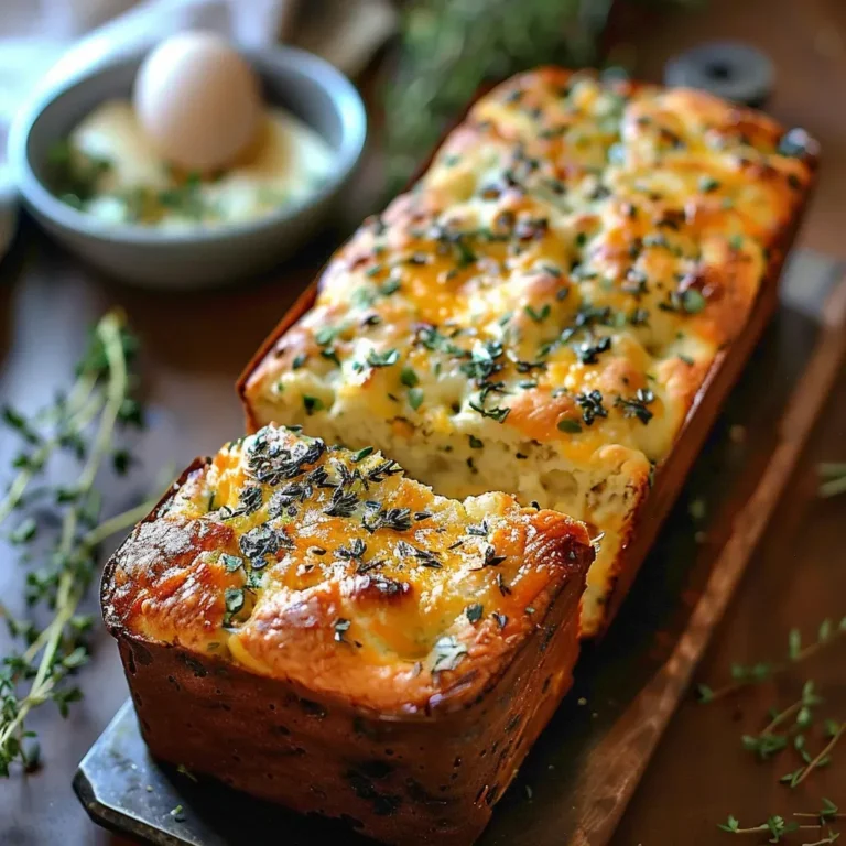 Savory Herb Cheese Quick Bread Recipe