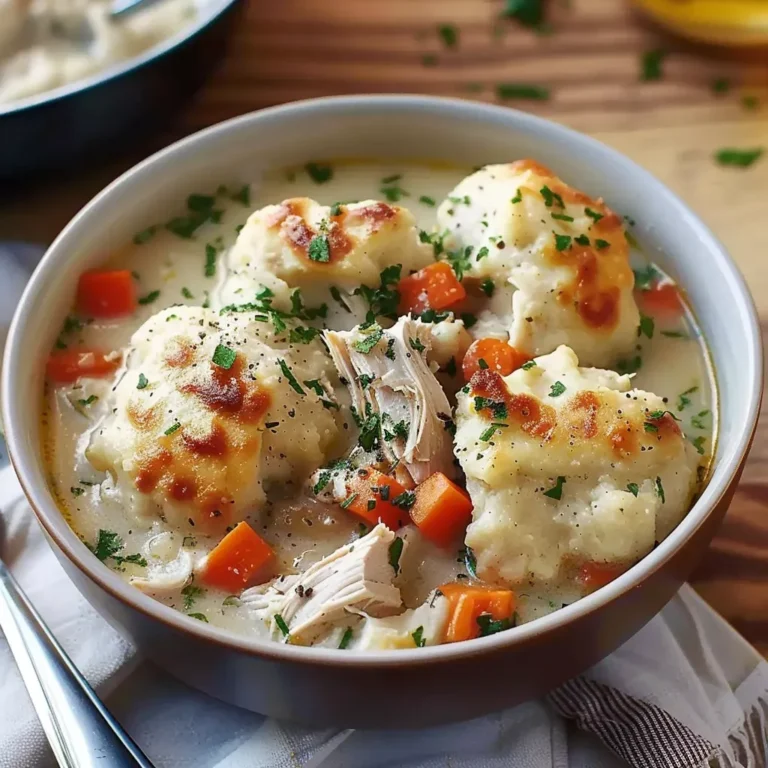 Savory Homemade Chicken Dumplings Recipe
