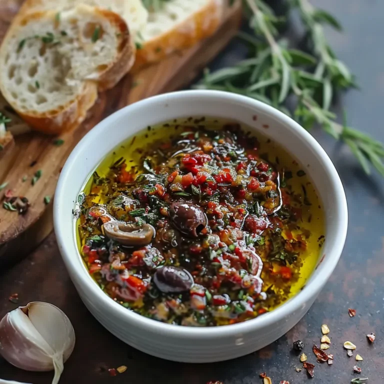 Savory Mediterranean Olive Oil Dip Recipe