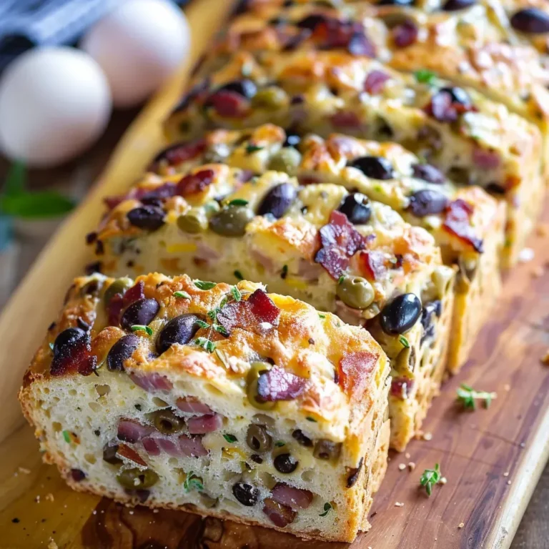 Savory Olive Bacon Cheese Bread: Delicious Homemade Recipe