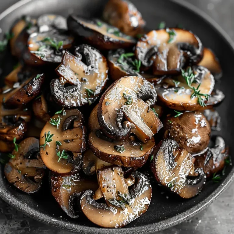 Savory Sautéed Mushrooms - Easy and Flavorful Recipe