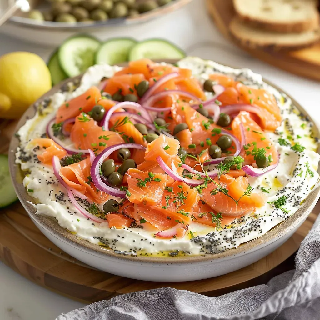 Savory Smoked Salmon Bagel Dip Recipe