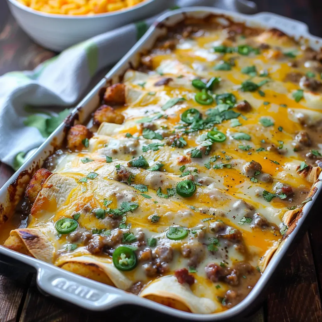 Savory Southern Sausage Enchiladas: Easy Recipe
