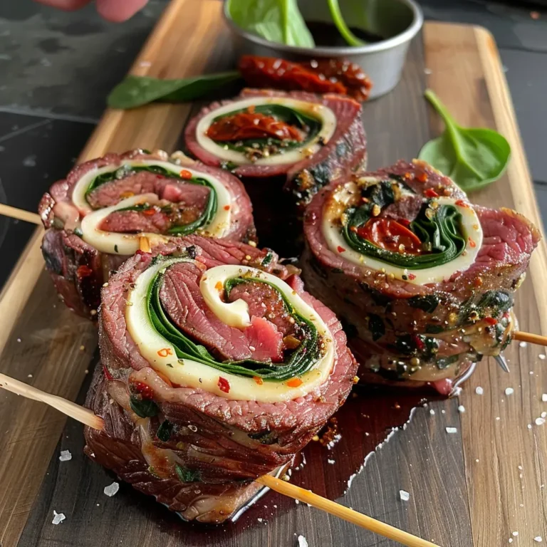 Savory Steak Pinwheel Recipe: Easy and Delicious Main Dish