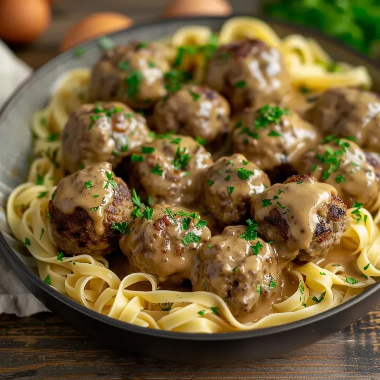 Savory Swedish Meatballs Recipe
