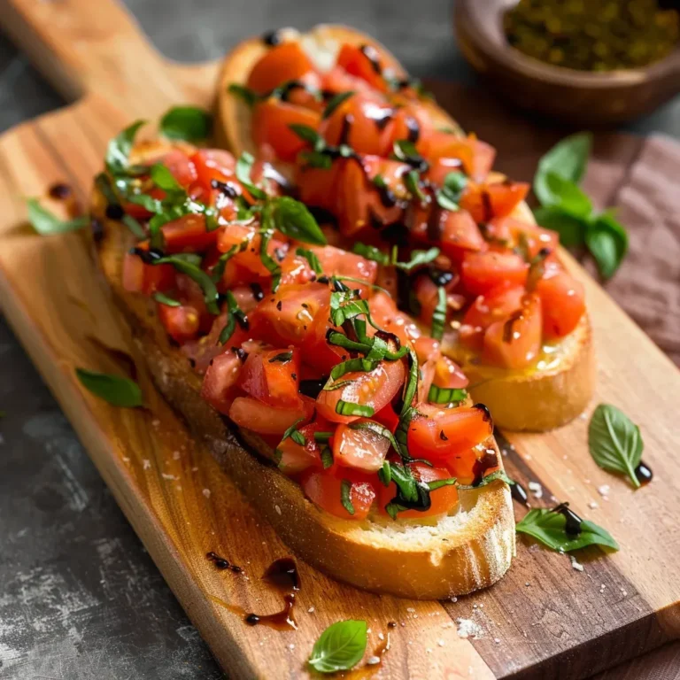 Savory Tomato Bruschetta Recipe