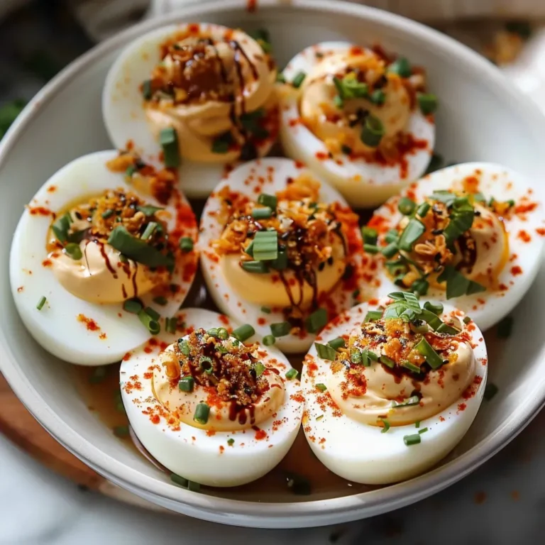 Spicy Garlic Chili Eggs