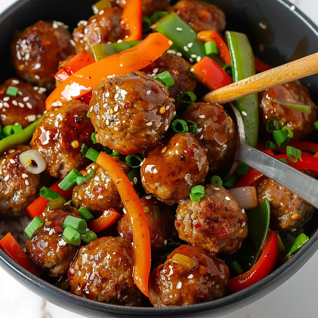 Spicy Sweet Chili Meatballs Recipe