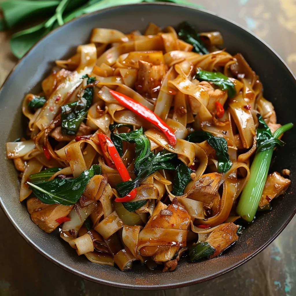 Spicy Thai Drunken Noodles - Authentic Recipe