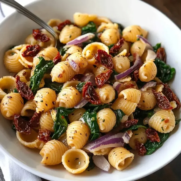 Spinach and Sun-dried Tomato Pasta Recipe