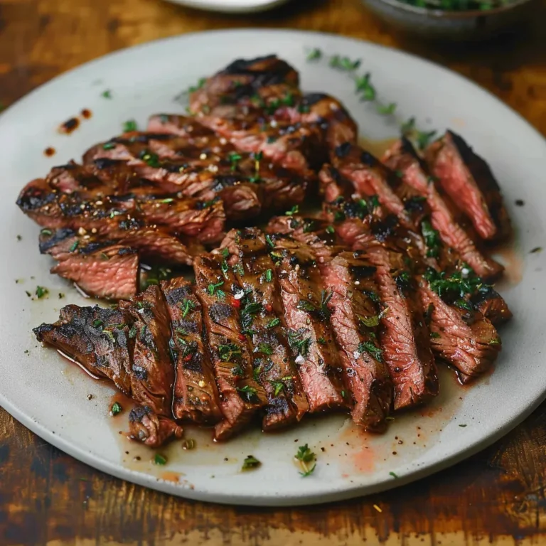 Tender Grilled Skirt Steak Recipe