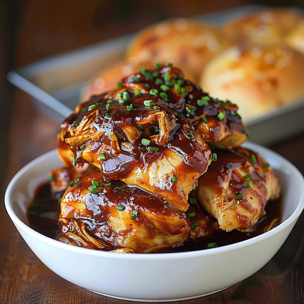Tender Slow Cooker BBQ Chicken Recipe