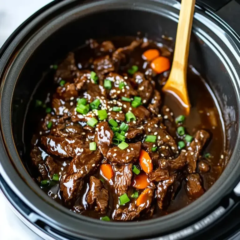 Tender Slow Cooker Mongolian Beef Recipe
