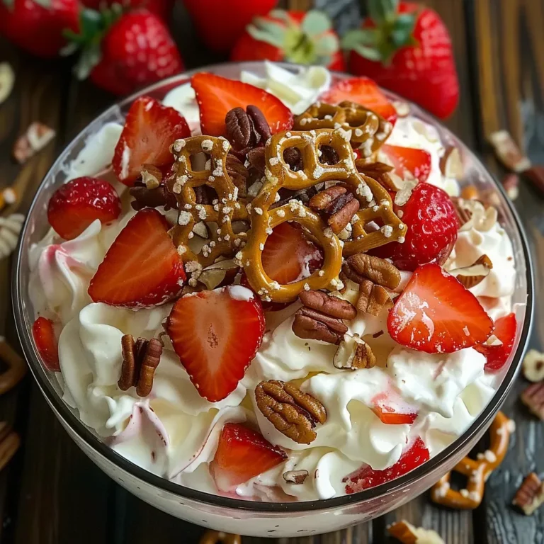 Toffee Strawberry Dessert Salad: Sweet and Summery Delight