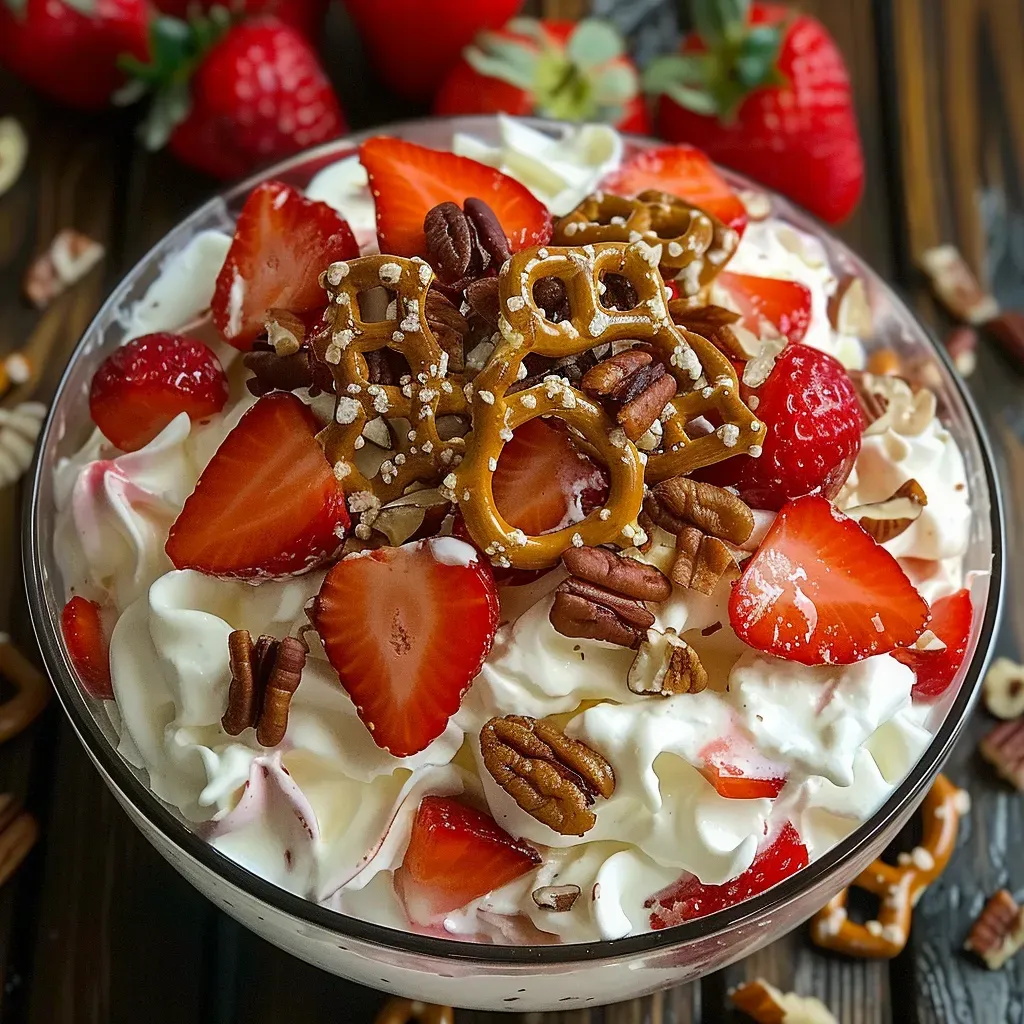 Toffee Strawberry Dessert Salad: Sweet and Summery Delight