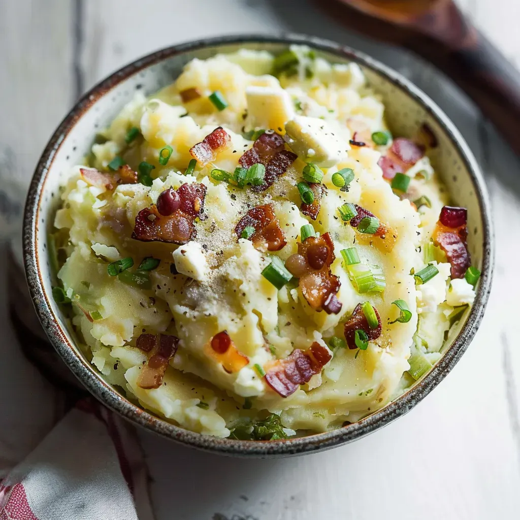 Traditional Irish Colcannon: Creamy Potato and Cabbage Delight