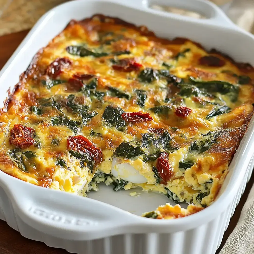 Tuscan Cottage Cheese Egg Bake: Delicious Breakfast Recipe