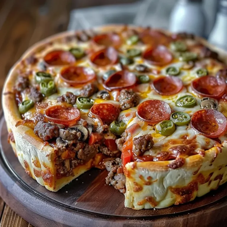 Ultimate Deep-Dish Pizza Pie: Delicious and Easy Recipe