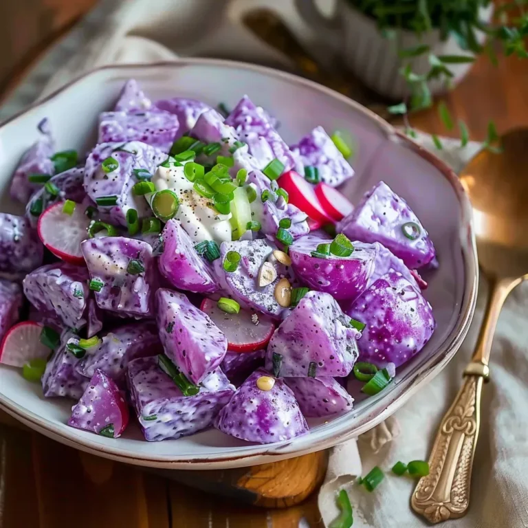 Vibrant Purple Potato Salad Recipe