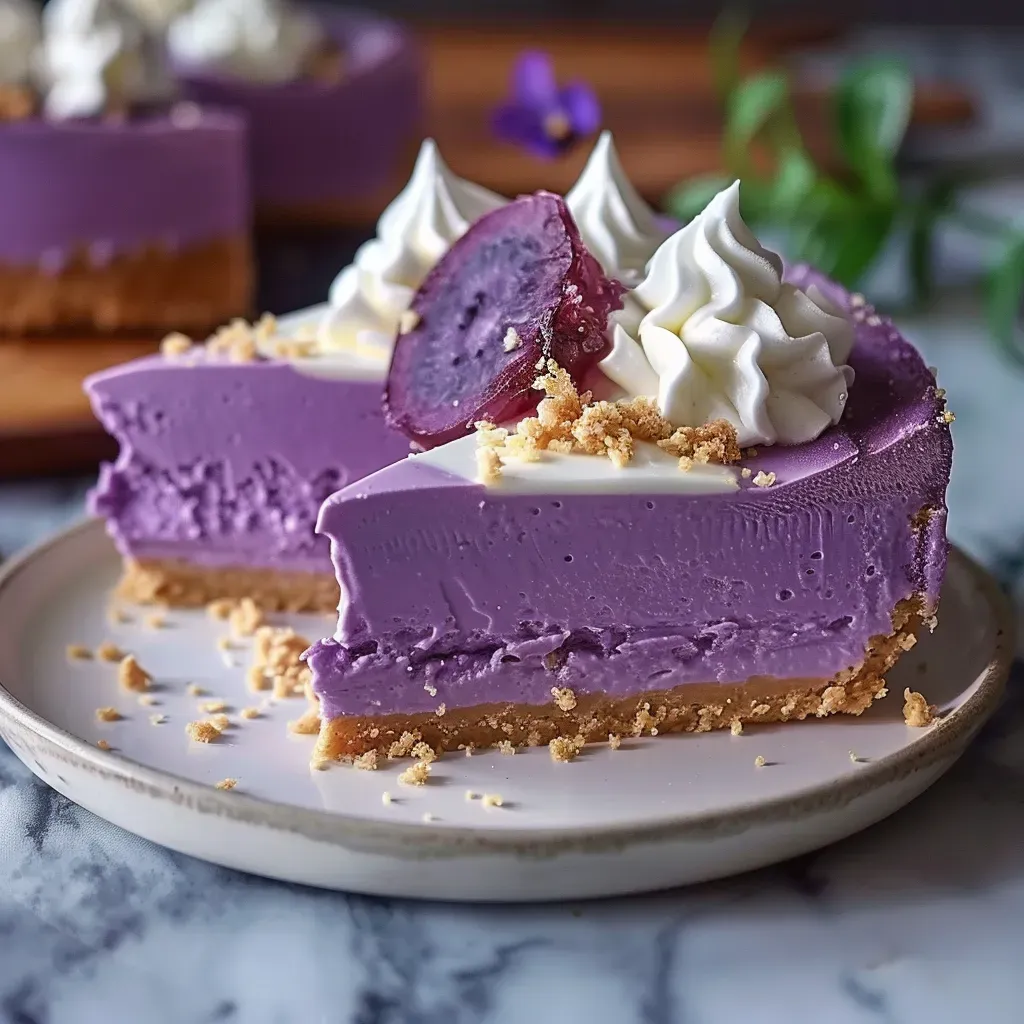 Vibrant Ube Cheesecake Recipe: Creamy and Delicious