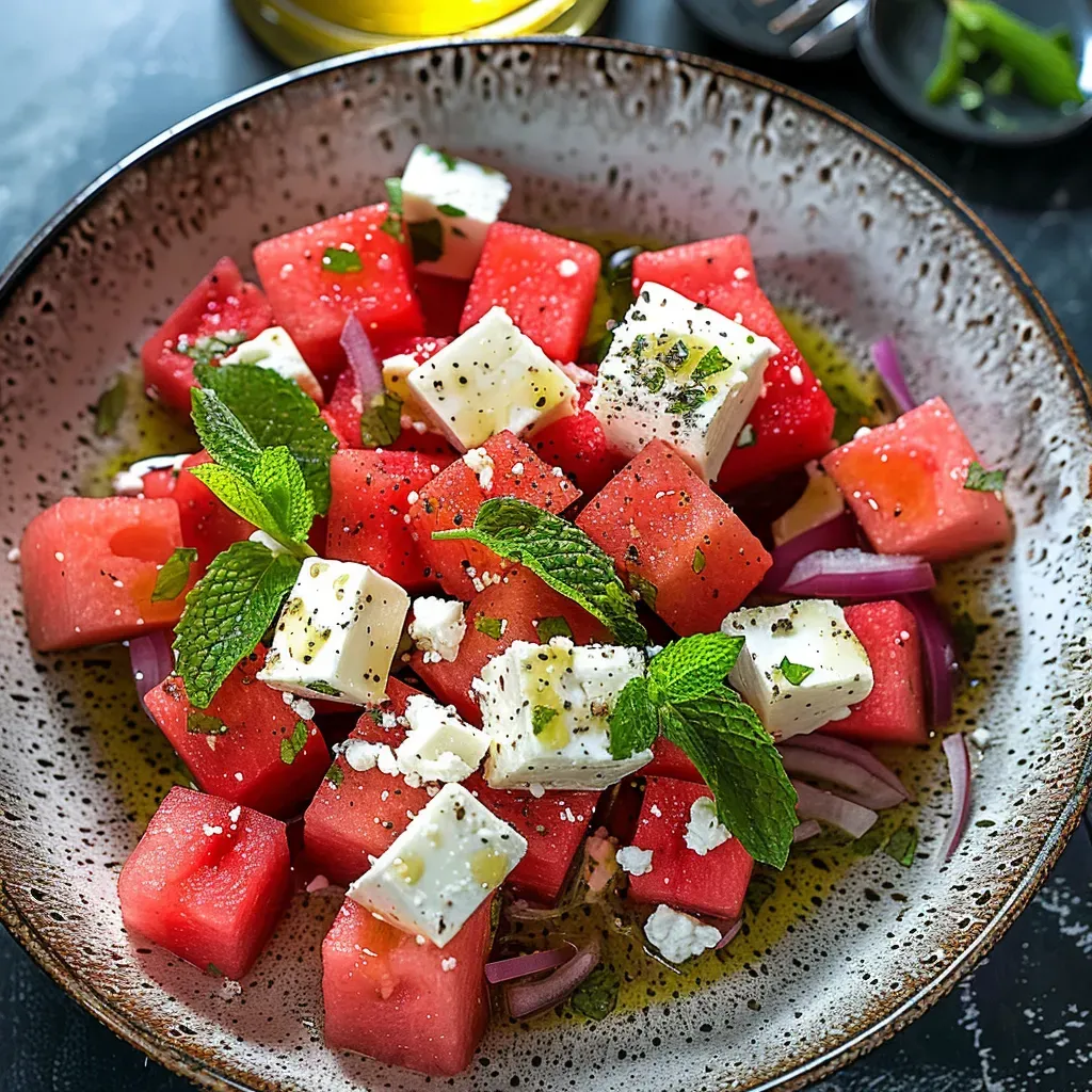 Watermelon Feta Salad: Refreshing Summer Recipe