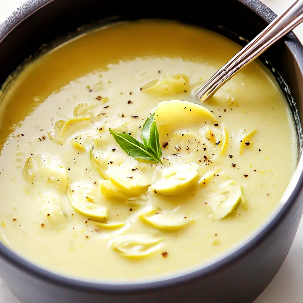 Zesty Artichoke Soup Recipe