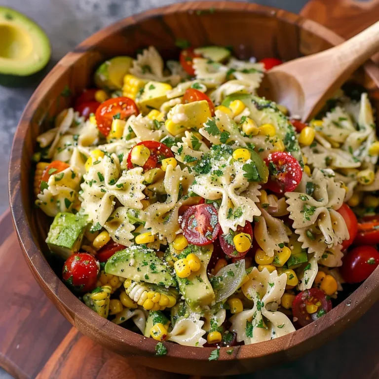 Zesty Cilantro Lime Pasta Salad