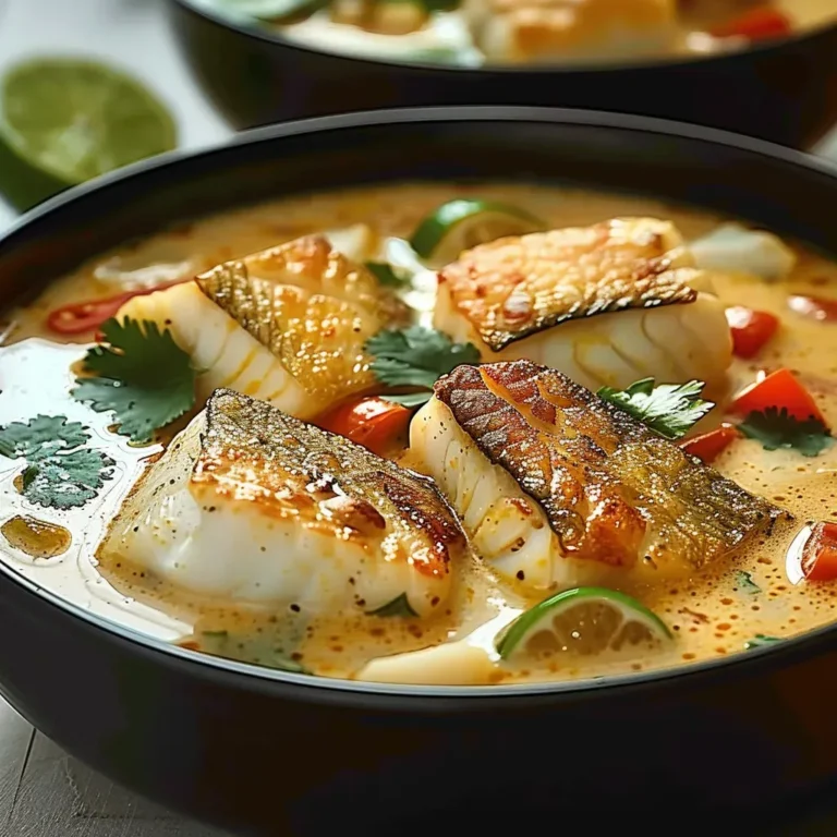 Zesty Coconut Lime Fish Soup Recipe