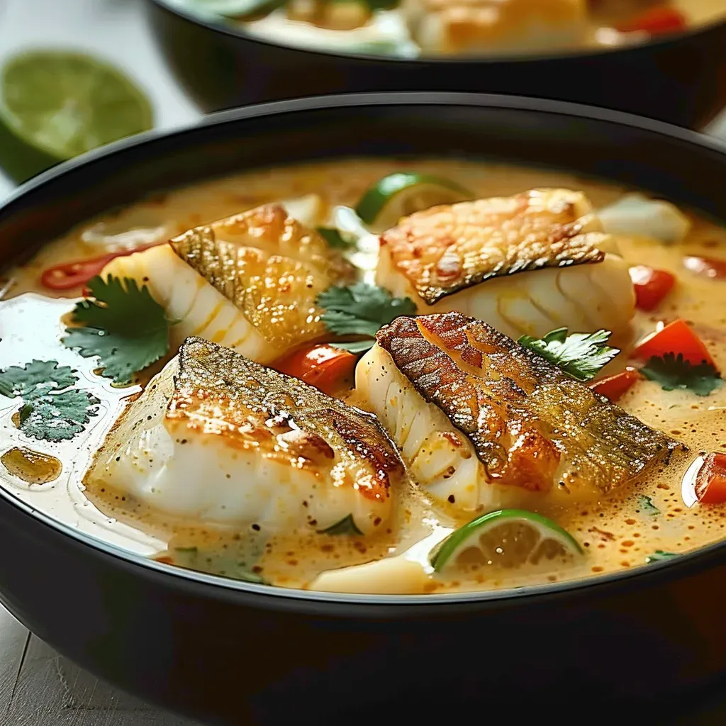 Zesty Coconut Lime Fish Soup Recipe