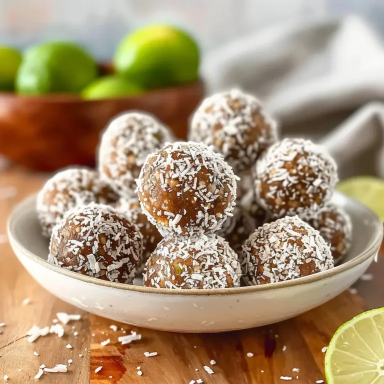 Zesty Key Lime Pie Energy Bites: Easy Recipe