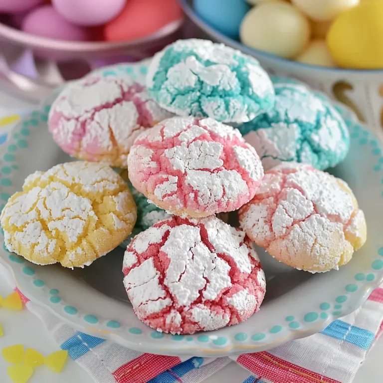 Zesty Lemon Crinkle Cookies Recipe