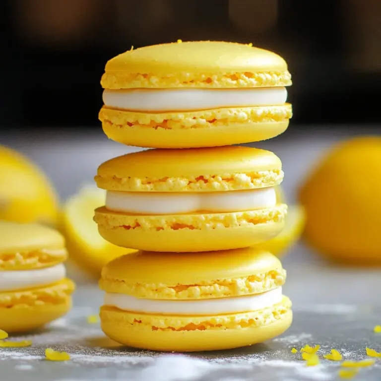 Zesty Lemon Macarons Recipe